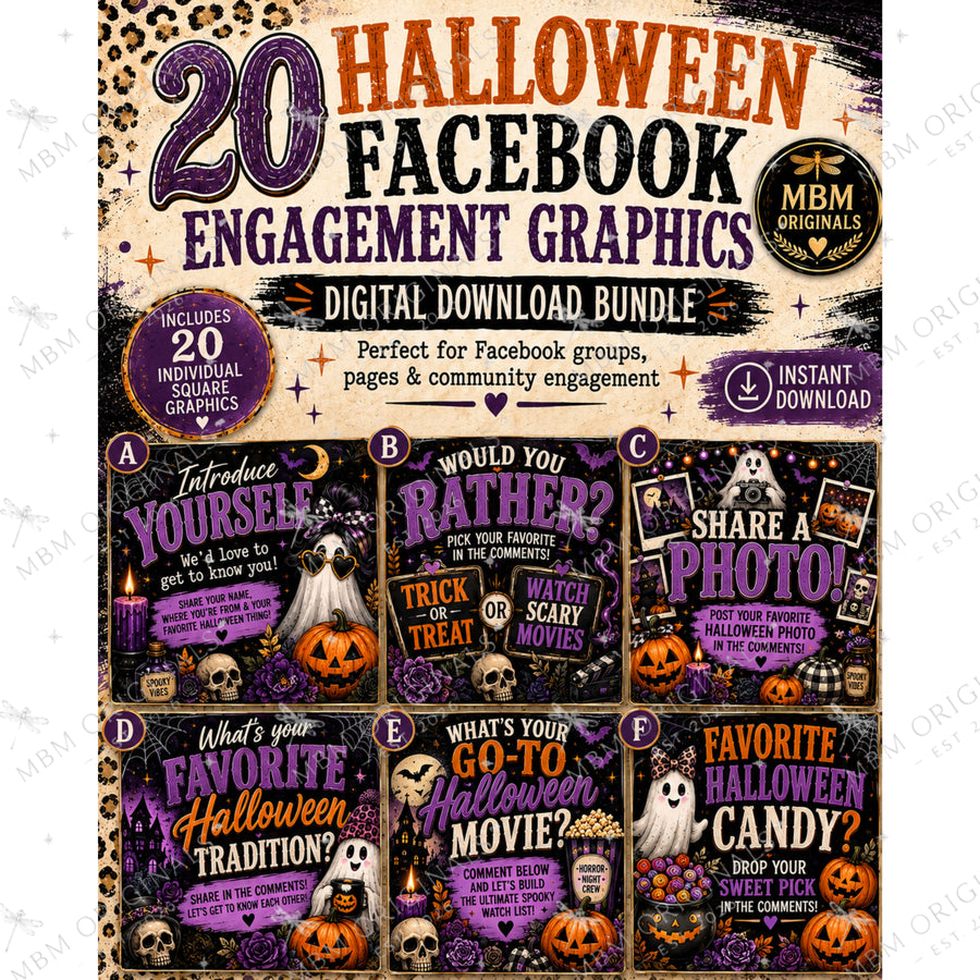 Halloween Facebook Engagement Bundle