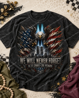 9/11 25th Anniversary PNG – We Will Never Forget Eagle Design