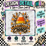 Candy Corn Chaos Digital PNG