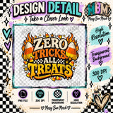 Zero Tricks, All Treats Candy Corn Digital PNG
