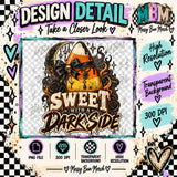 Sweet with a Dark Side Candy Corn Digital PNG
