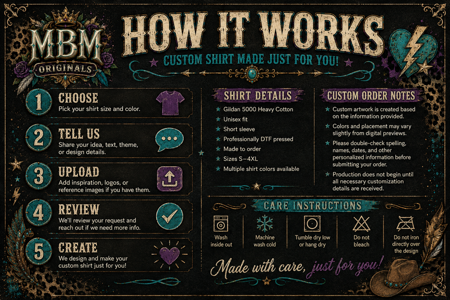 Custom T-Shirt – Personalized Made-to-Order Graphic Tee