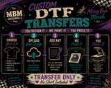 Custom DTF Transfer – Upload Your Own Design