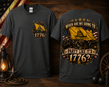Party Like It’s 1776 Patriotic Graphic Tee | Front & Back Shirt