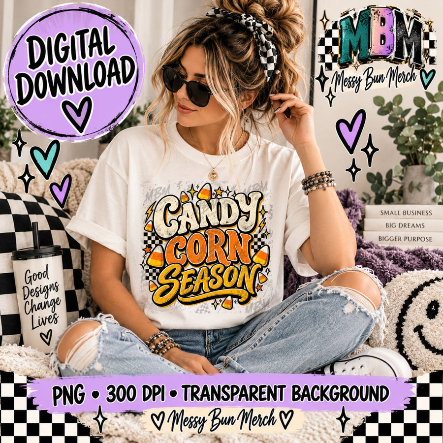 Candy Corn Season Digital PNG