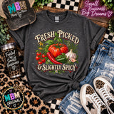 Fresh Picked and Slightly Spicy Garden Graphic T-Shirt