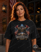 Firefighter 9/11 Memorial PNG | Answered the Call Design | First Responder Tribute | 25th Anniversary