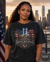 United We Stand 9/11 Memorial PNG | Patriotic NYC Tribute | 25th Anniversary Digital Download