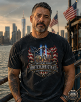 United We Stand 9/11 Memorial PNG | Patriotic NYC Tribute | 25th Anniversary Digital Download