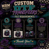 Custom DTF Transfer – Upload Your Own Design