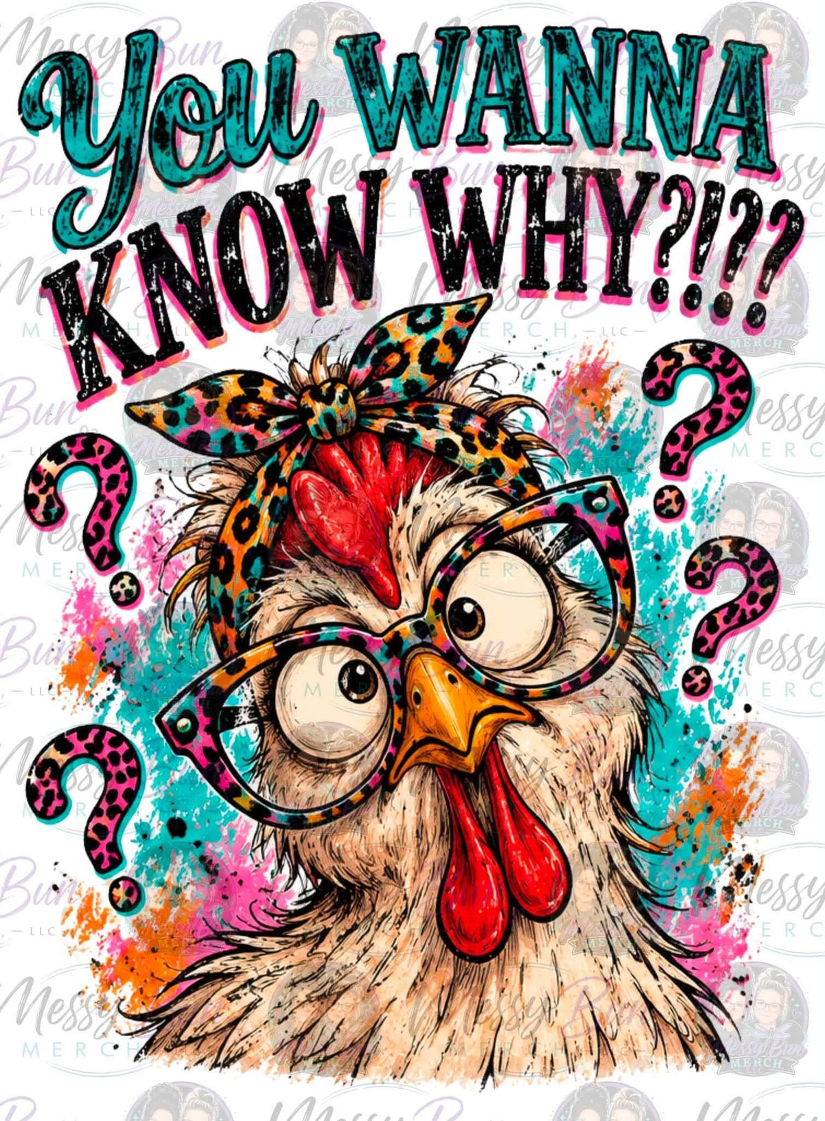 Funny Chicken Thigh PNG | Sarcastic Front Back Shirt Design (Digital Download)