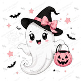 Pretty Wicked Pink Halloween PNG Bundle, 11 Spooky Boutique Designs for DTF and Sublimation