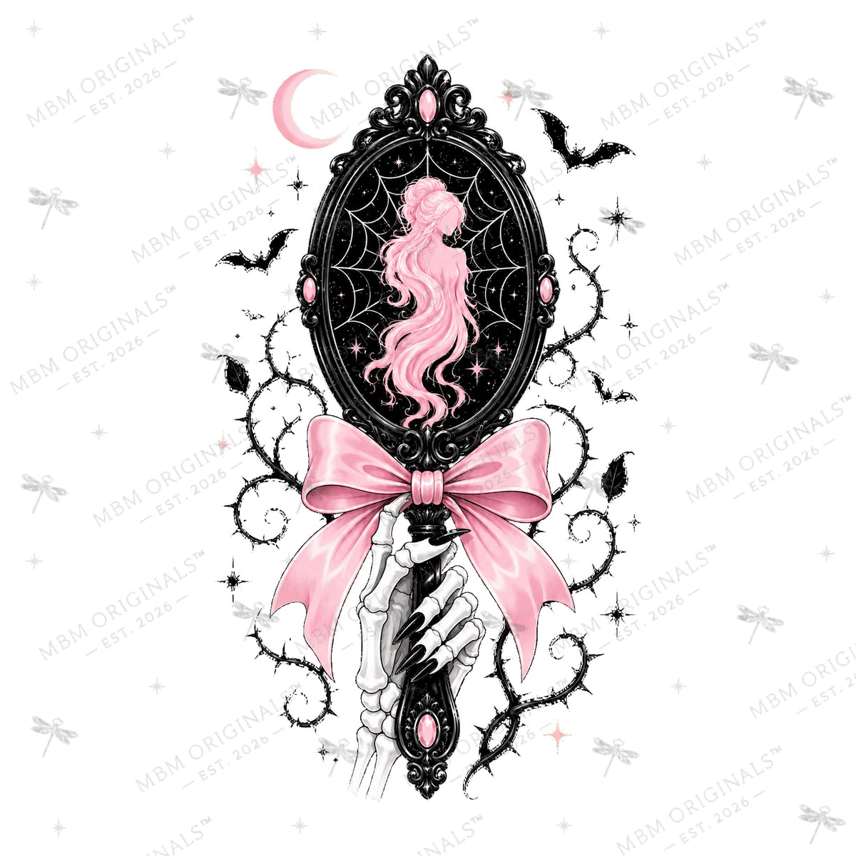 Pretty Wicked Pink Halloween PNG Bundle, 11 Spooky Boutique Designs for DTF and Sublimation
