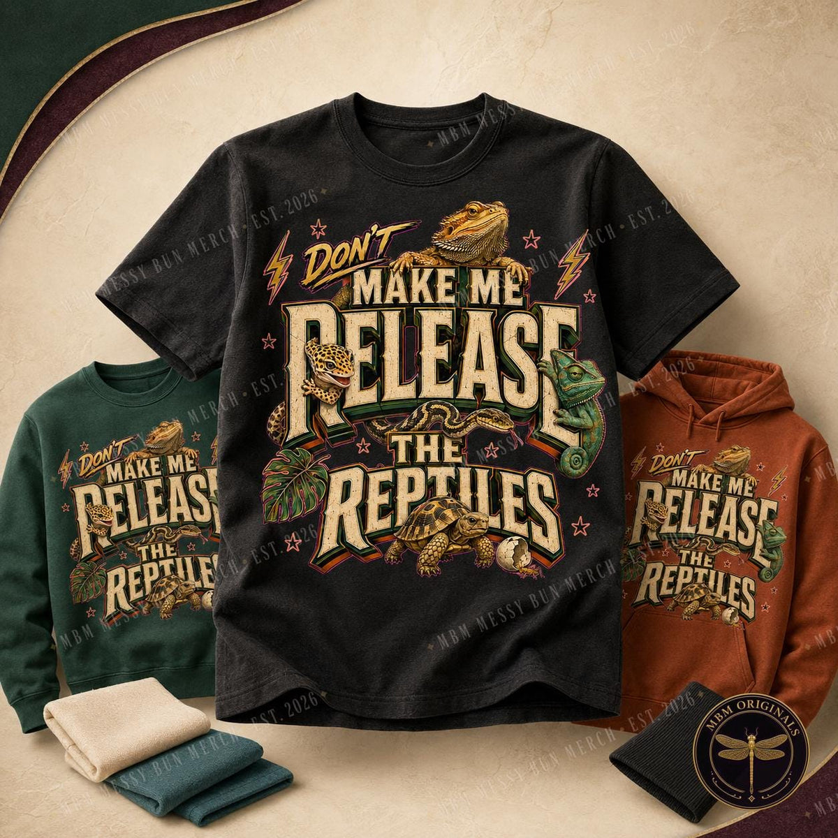 Reptile PNG Bundle: 10 Snake, Gecko, Bearded Dragon & Tortoise Designs
