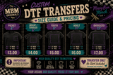 Custom DTF Transfer – Upload Your Own Design
